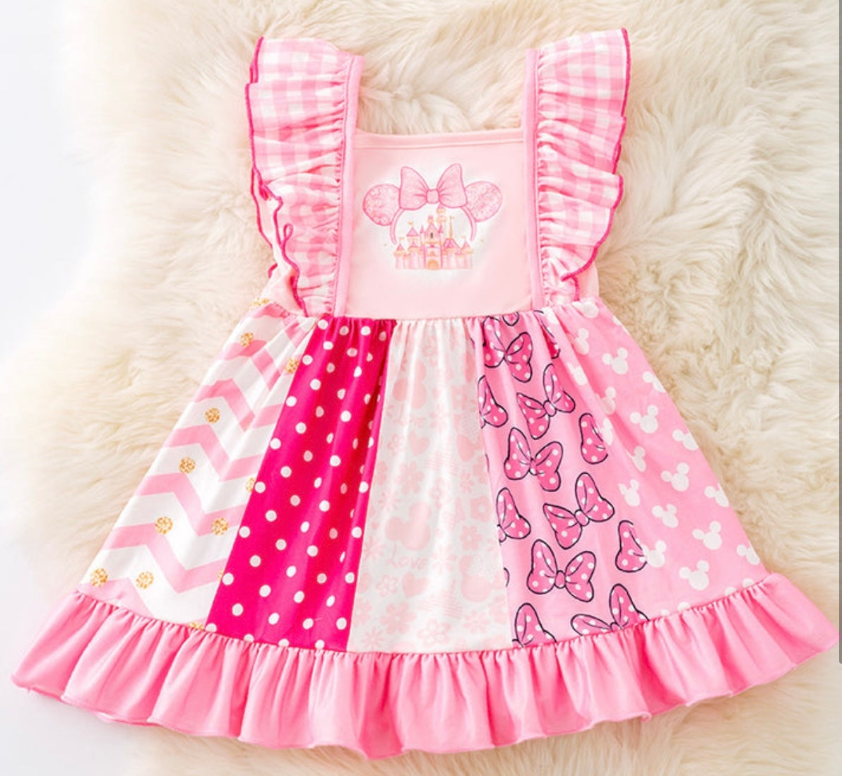 Minnie Mouse Printed Character Dress